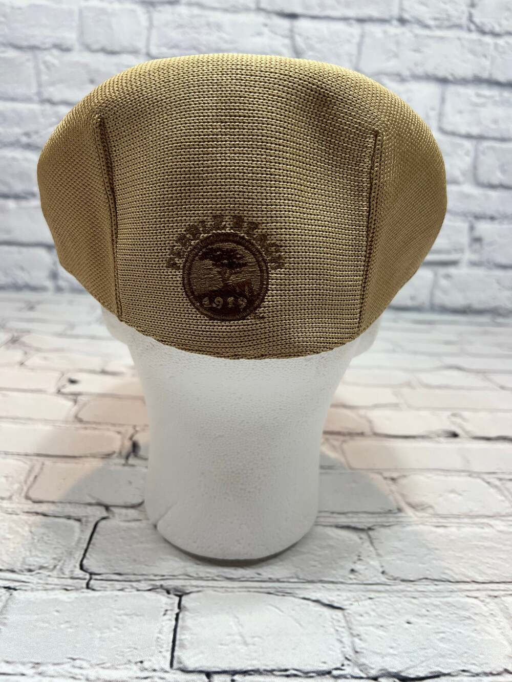Tan Pebble Beach Scala Classica Cap Dorfman Pacific Co size L/XL Handmade A629
